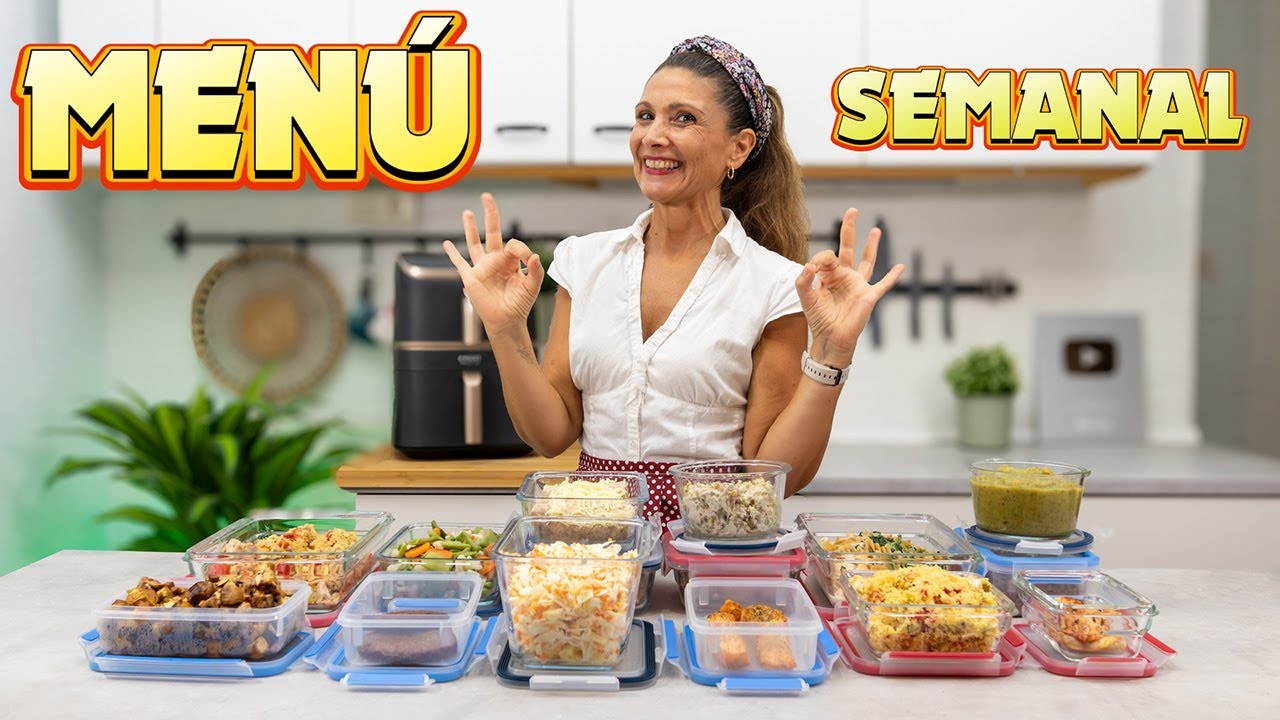 Cocina 2 HORAS y tendrás un MENÚ con almuerzos y cenas ESPECTACULAR