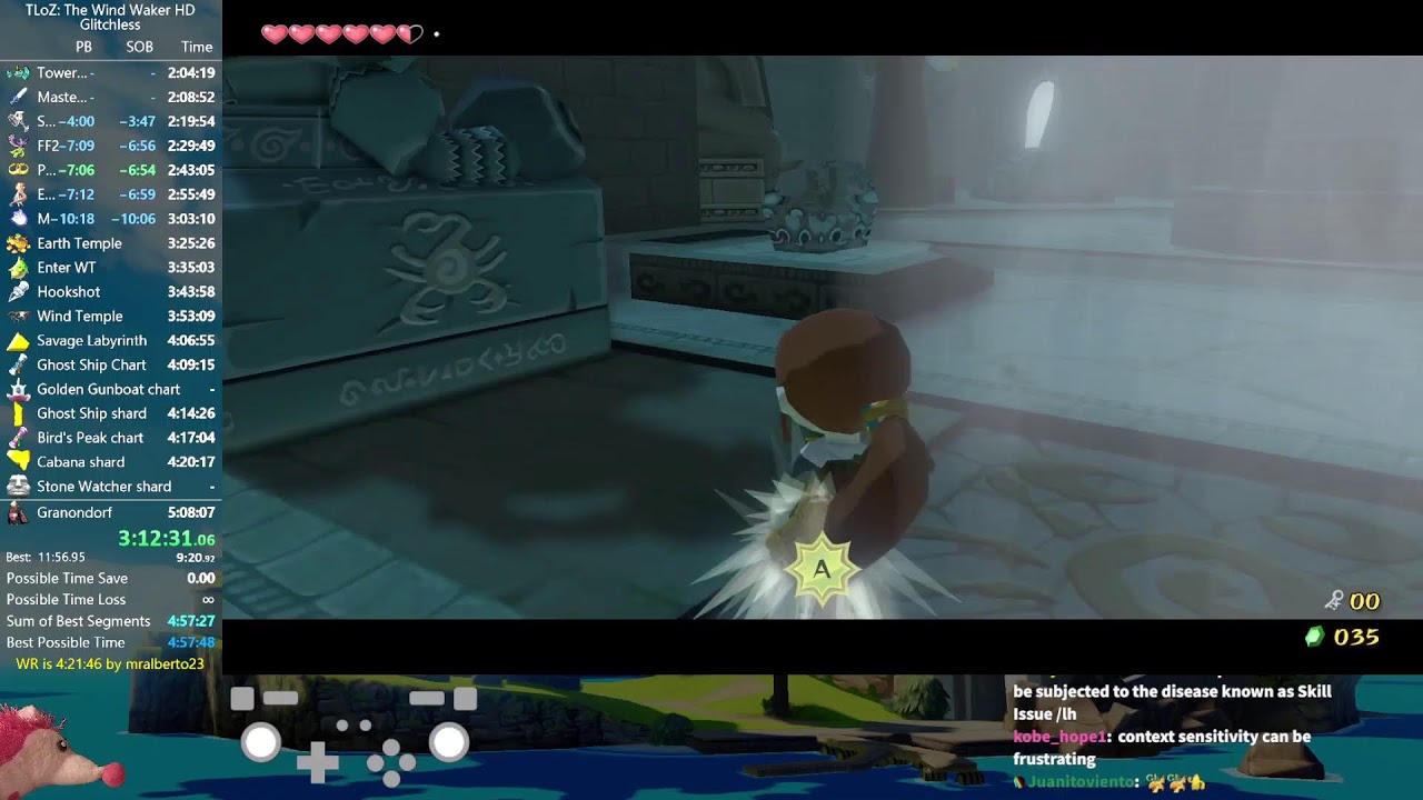 WWHD glitchless any% speedrun