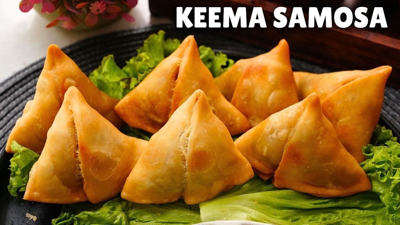 कीमा समोसा रेसिपी | Mutton Keema Samosa recipe | Iftar Ramadan Recipe | Keema Samosa Kabitaskitchen