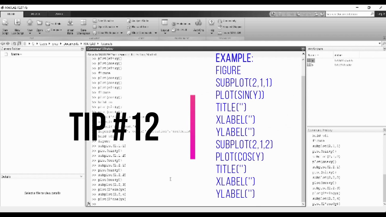 Creating 2D Plots | MATLAB Tutorial 6