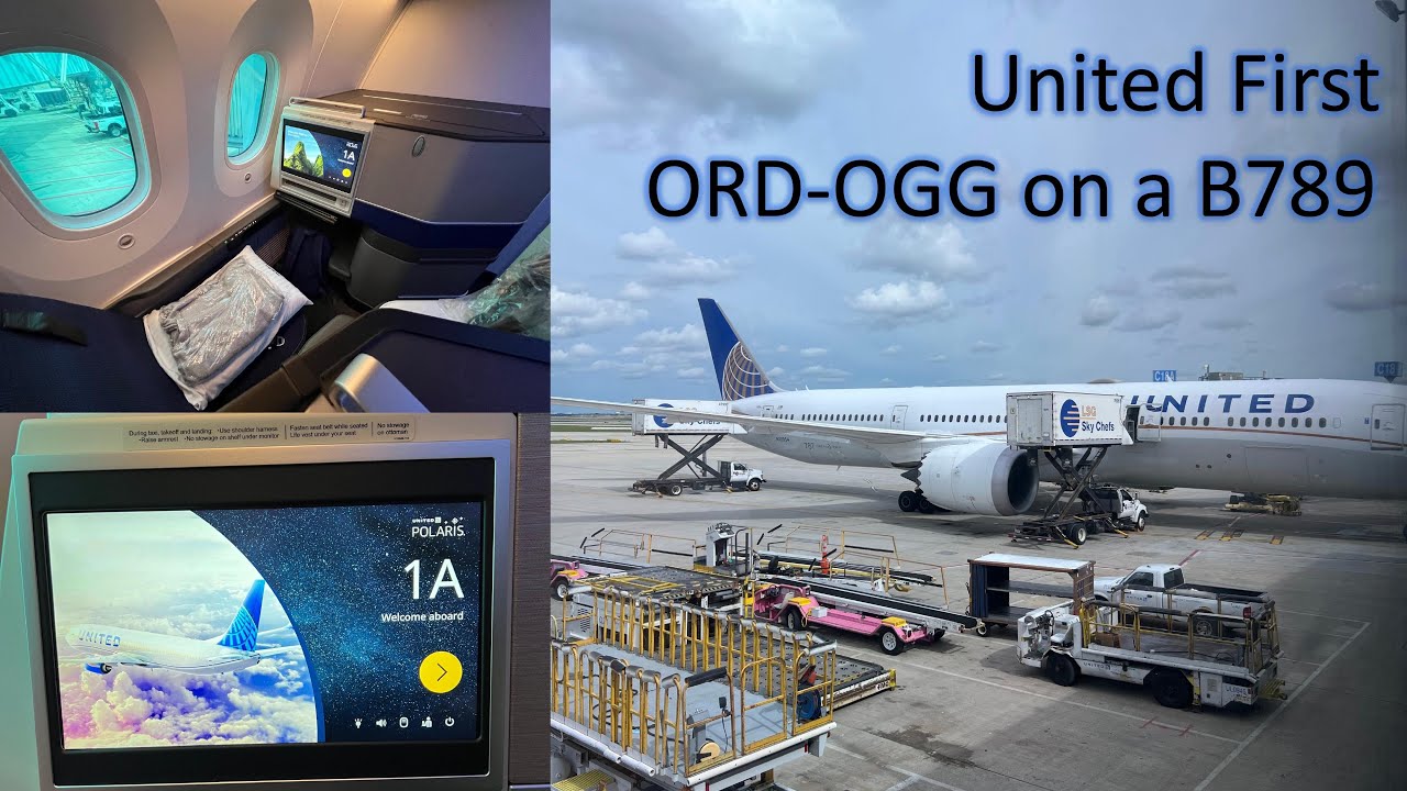United Airlines | United First | Chicago (ORD) to Maui (OGG) | Trip Report