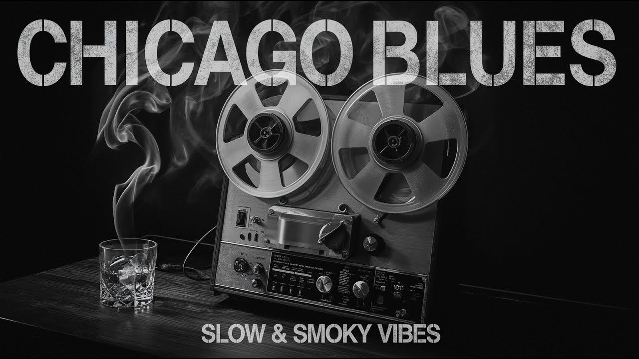 Rainy Chicago Nights 🌧️ Slow Blues Guitar for Deep Relaxation