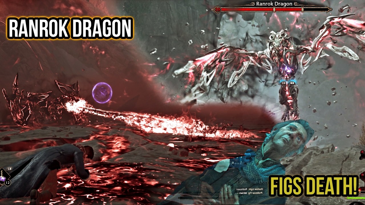 Hogwarts Legacy FINALE: Ranrok Dragon Boss Fight + Professor Fig's Death Ending | No Commentary