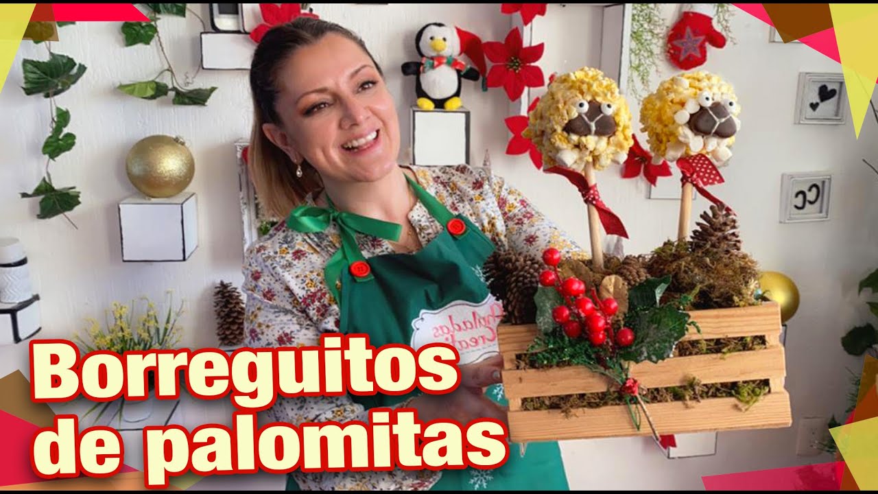 🐑  borreguitos con Palomitas 🍿 #Borreguitosdelaanundancia #ChuladasCreativas