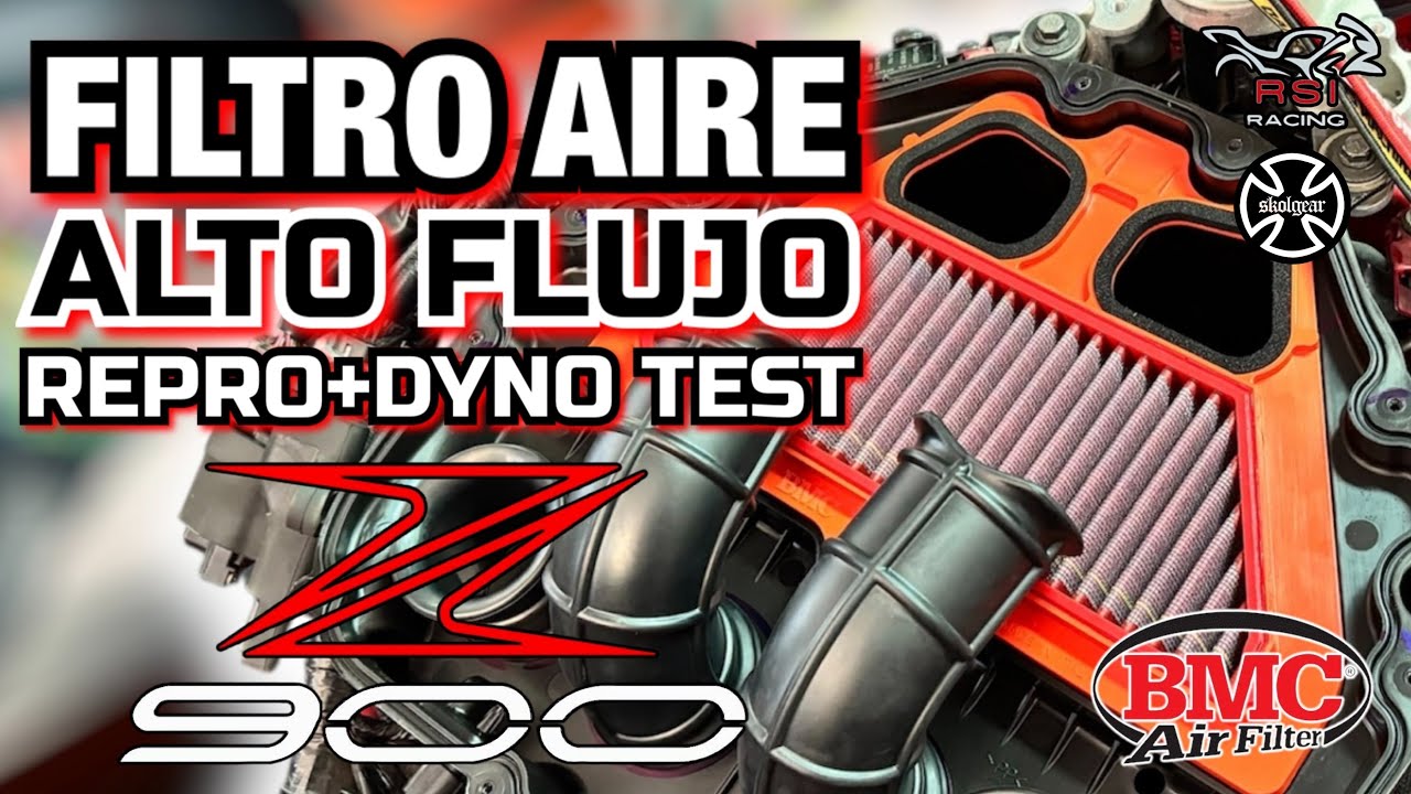 Cambiar FILTRO de AIRE + Repro Z900 | Alto Flujo | Guía y PRUEBAS en BANCO