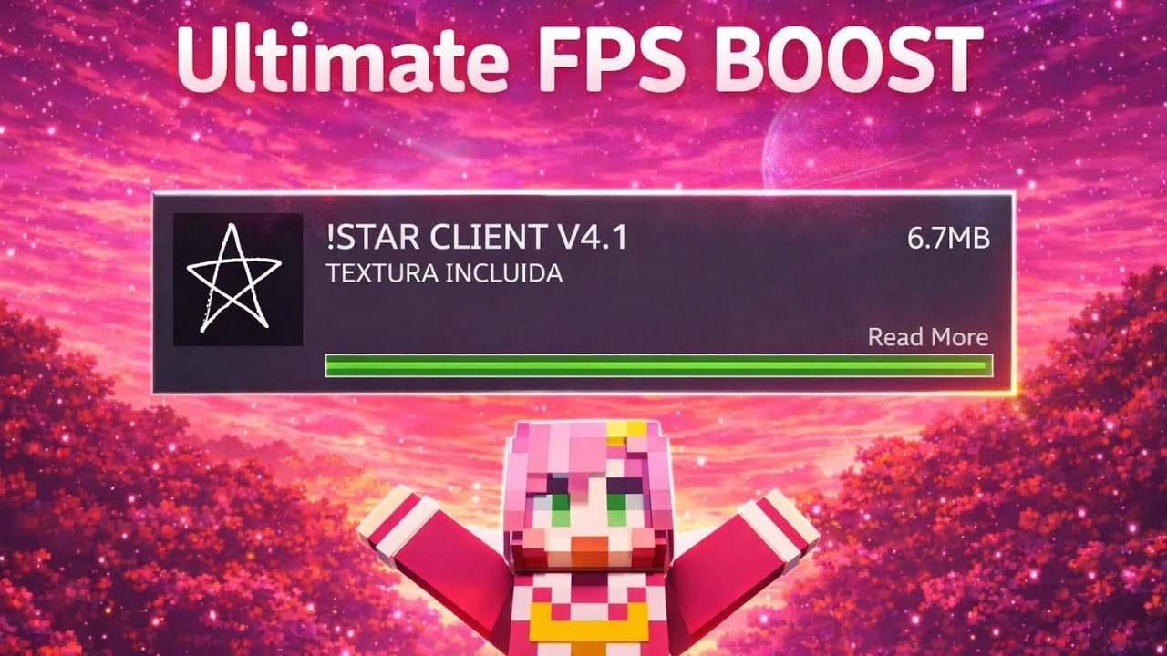 The Best FPS BOOST Mod For Minecraft PE 1.21+ (NO LAG + Smooth Gameplay) | Star Client