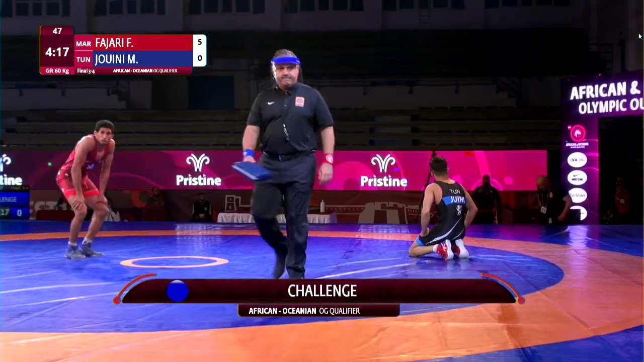 BRONZE GR - 60 kg: F. FAJARI (MAR) v. M. JOUINI (TUN)