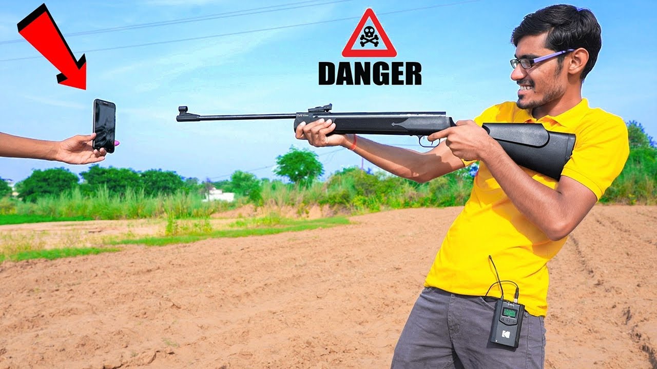 Air Gun VS Mobile Phone | सोचा नहीं था ये इतनी पावरफुल निकलेगी | Do Not Try