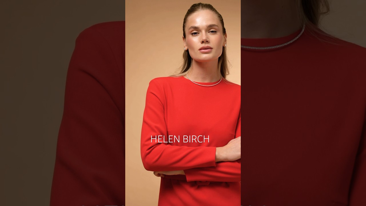 HELEN BIRCH red dress 