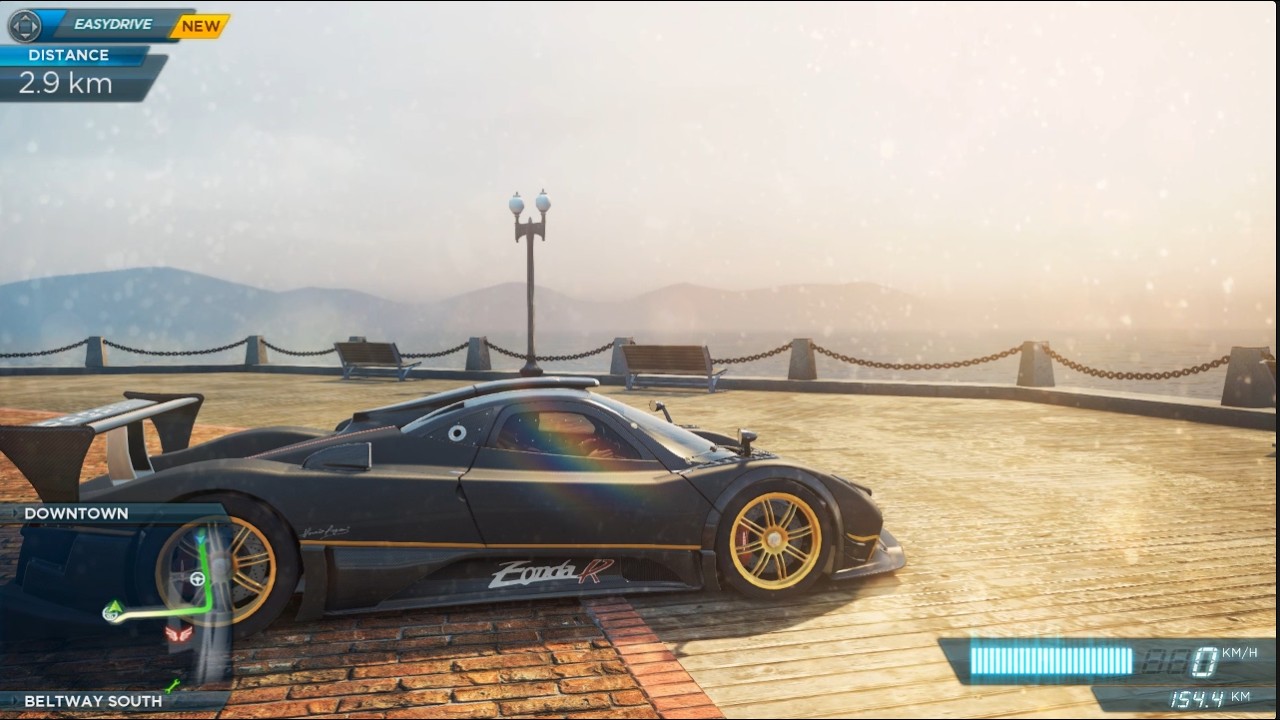 Pagani Zonda R Highway Run in NFS Most Wanted 2012 | Pure Engine Sound 🔥
