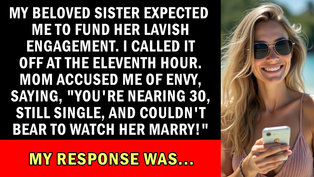 My Sister Expects Me To Fund Her Costly Engagement. I Canceled It, Then Mom Said...