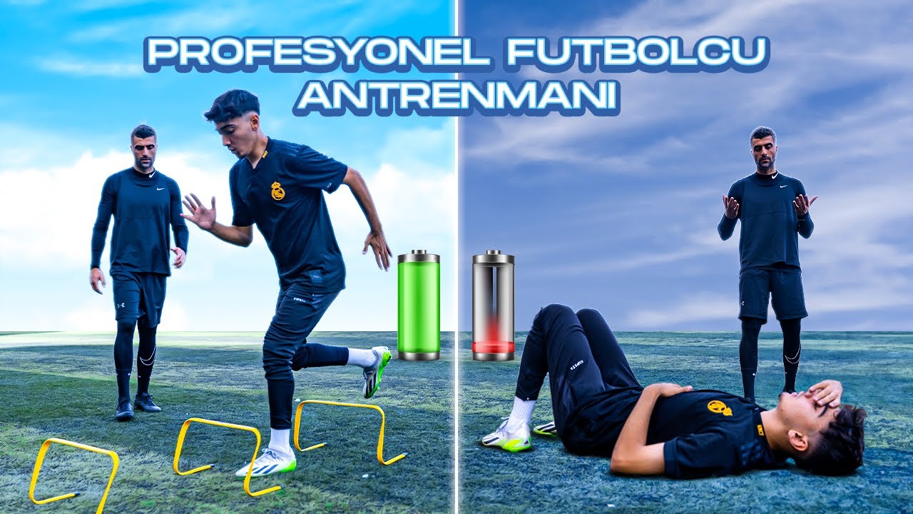 BAYILMA GARANTİLİ PROFESYONEL FUTBOLCU GİBİ ANTRENMAN YAPTIM!