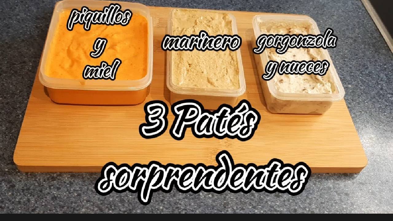 3 pates sorprendentes e imprescindibles.