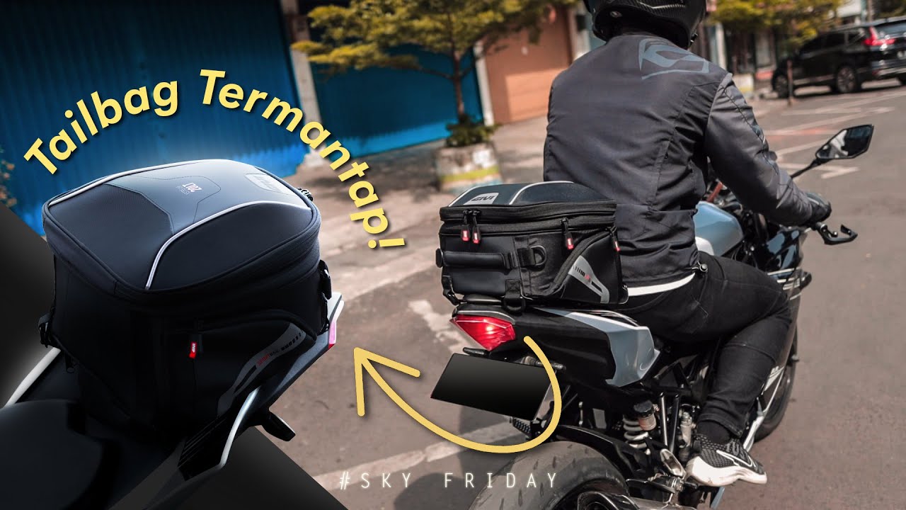 REVIEW TAILBAG DARI GIVI! WORTH IT GA SIH? GIVI Tail Pack Xstream XS313 | Tutorial Pasang Tailbag