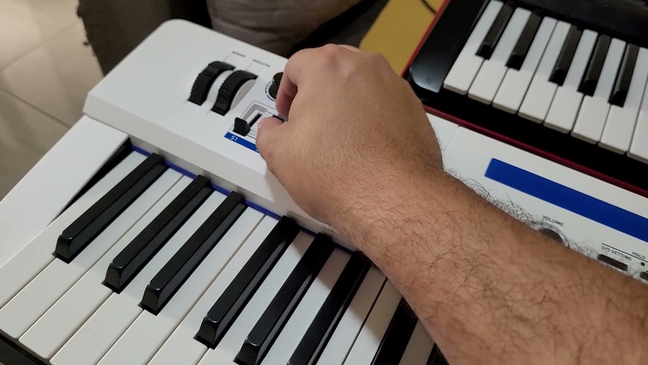 ligando outro teclado no korg kross (midi)