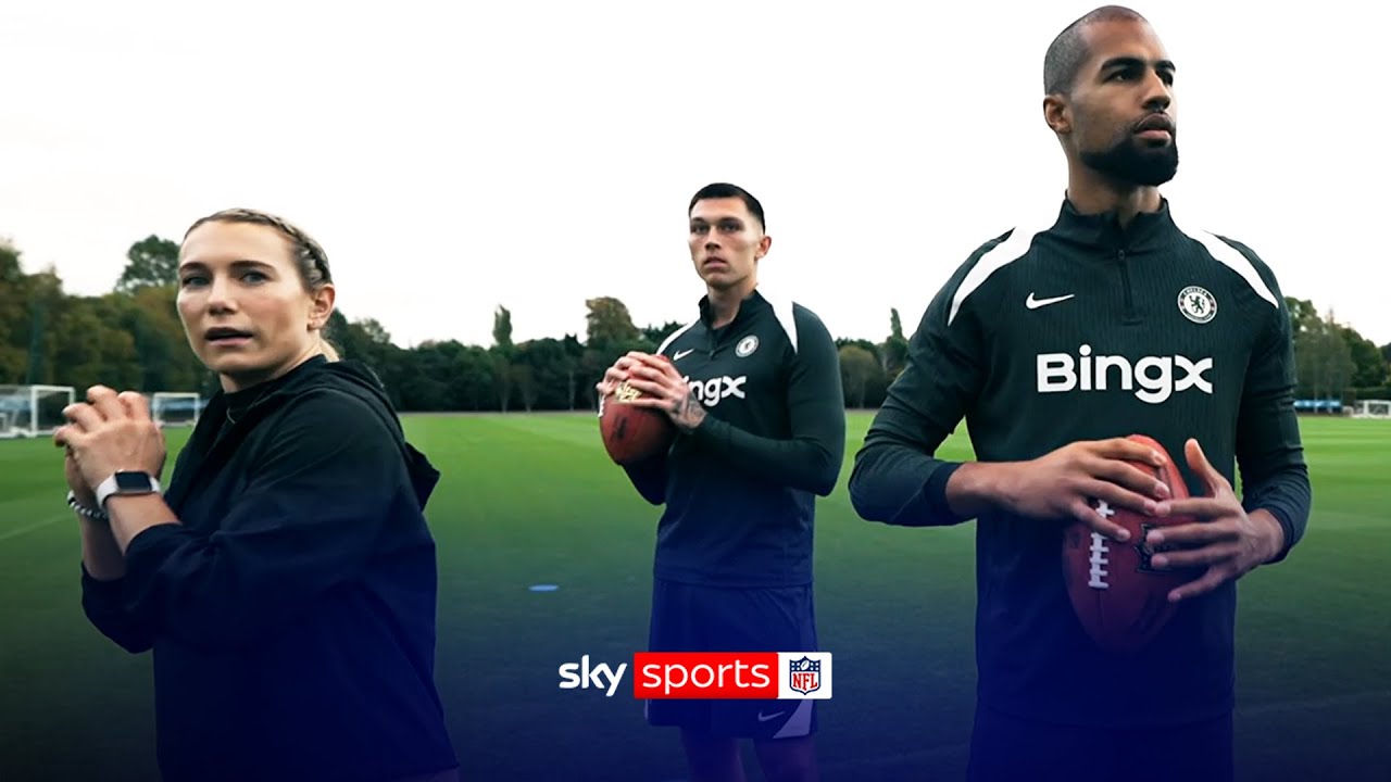 Вратари &laquo;Челси&raquo; бросают вызов квотербекам НФЛ! 🏈