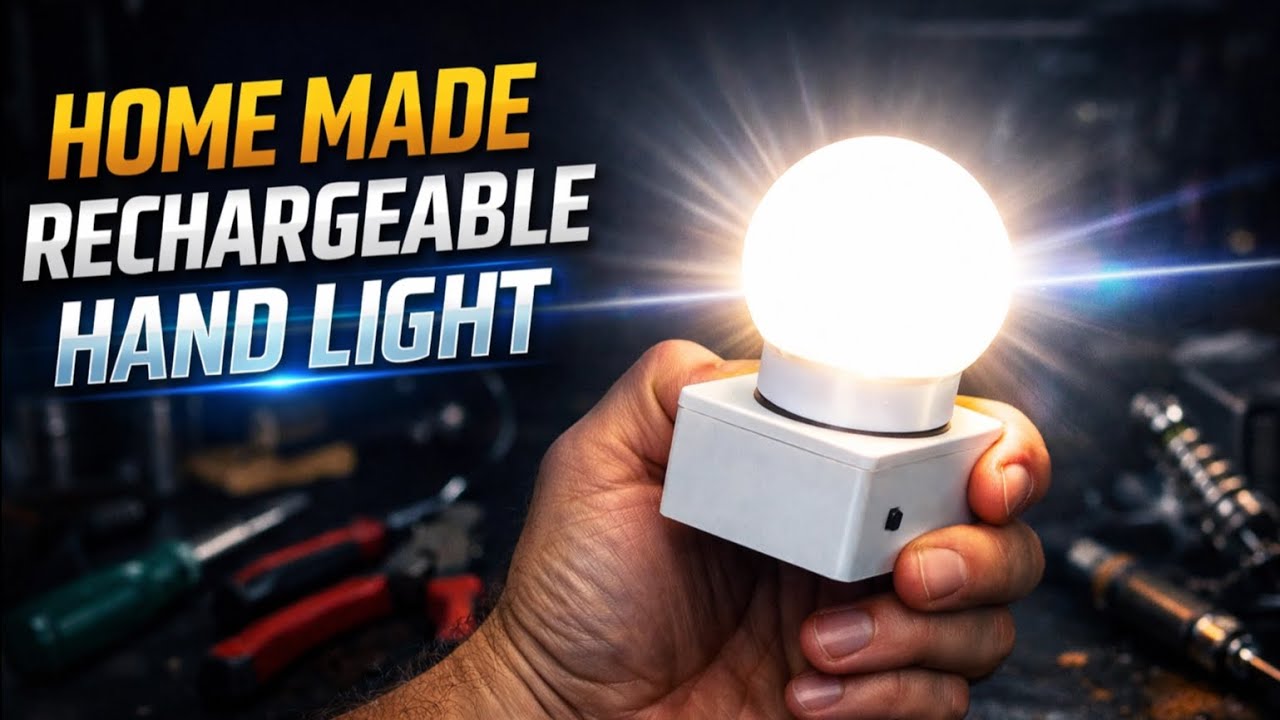 Home Made Rechargable Hand Light