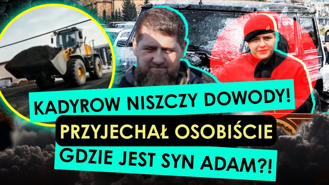 TEGO PO KADYROWIE NIKT SIĘ NIE SPODZIEWAŁ! Ciało syna zniknęło? Miejsce wypadku zalewają betonem