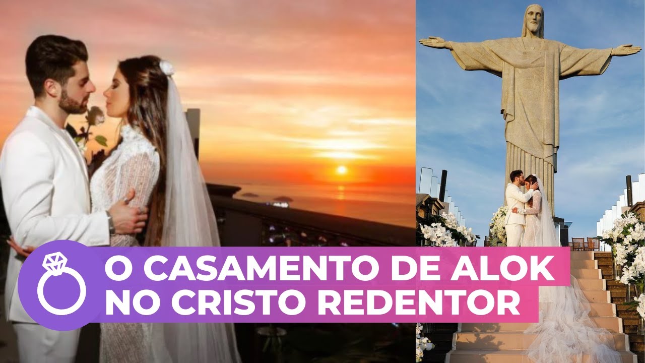 Casamento Alok e Romana Novais no Cristo Redentor | Pronta Para o Sim
