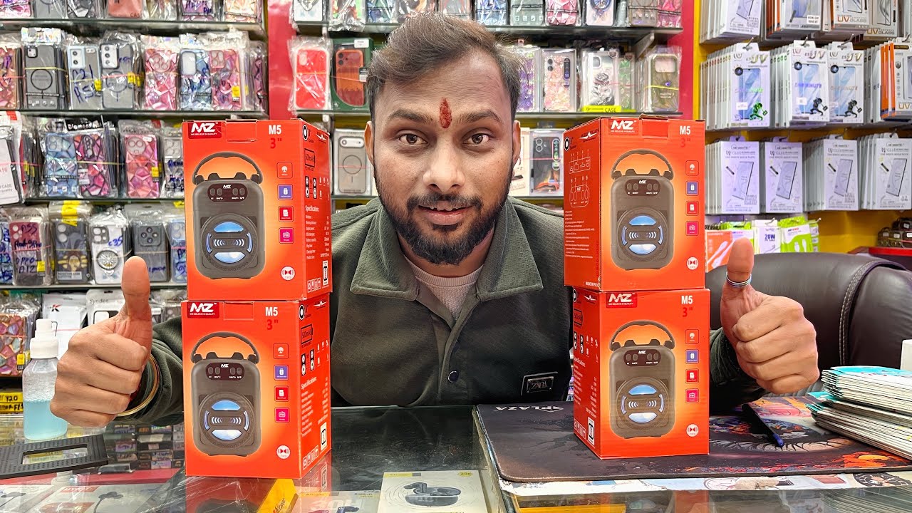 Mz Bluetooth Speaker 🔊 || Mz M5 unboxing and review 😳 