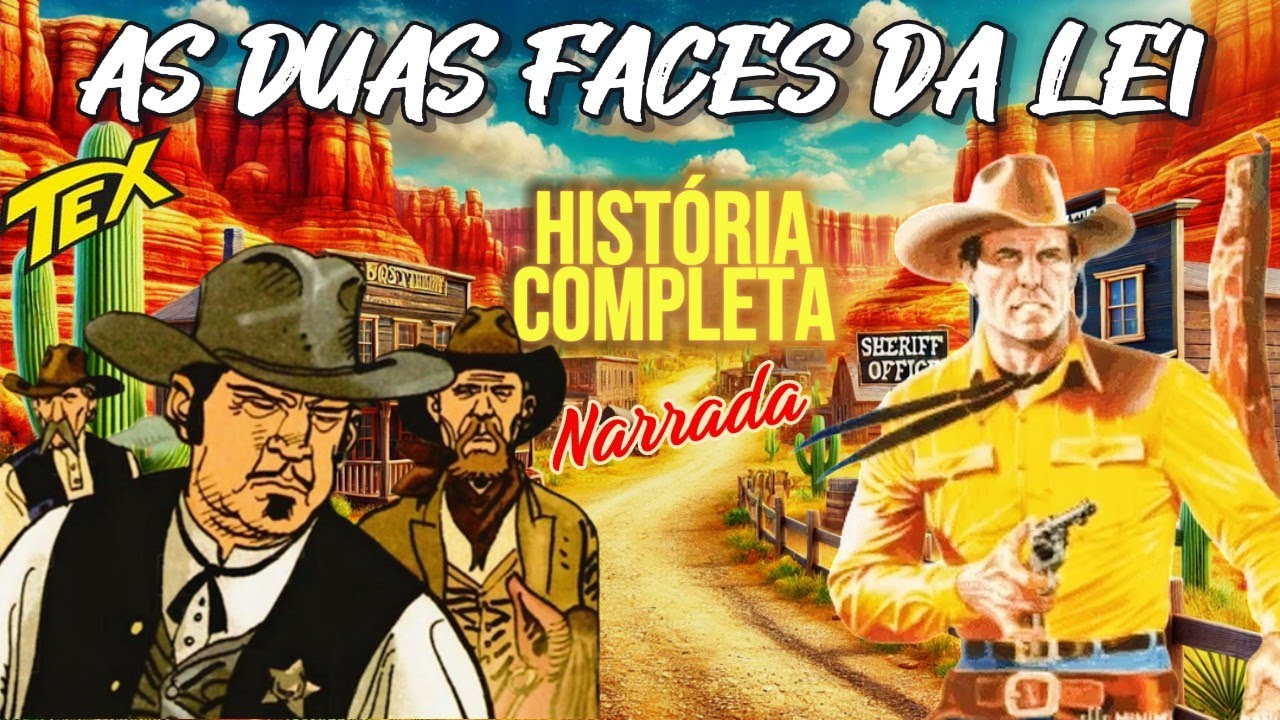 Tex Willer - Justiça e Redenção em As Duas Faces da Lei  | HQ Narrada História Completa