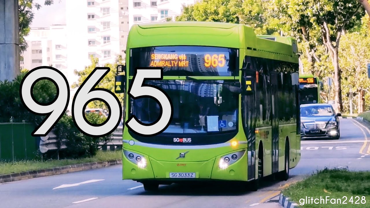 [SMRT] Debut - Hybrid - SG3033Z on Service 965 - Volvo B5LH MCV eVoRa