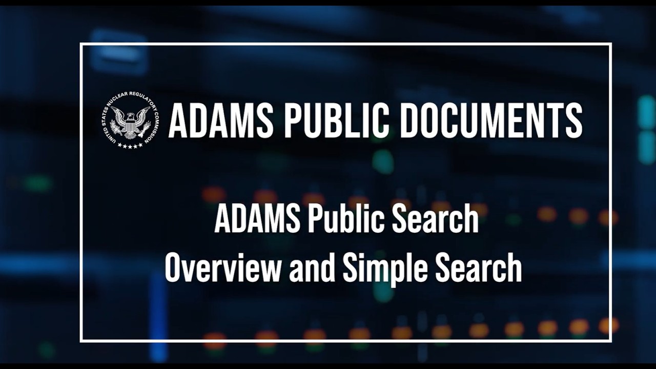 ADAMS &mdash; Обзор общедоступного поиска и простой поиск