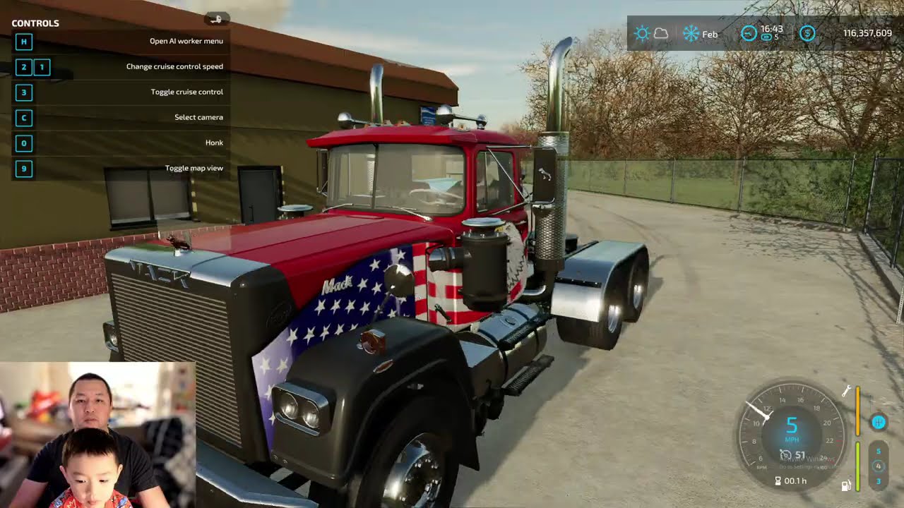 Patriotic Mack Truck & New Clothing | Farming Simulator 22