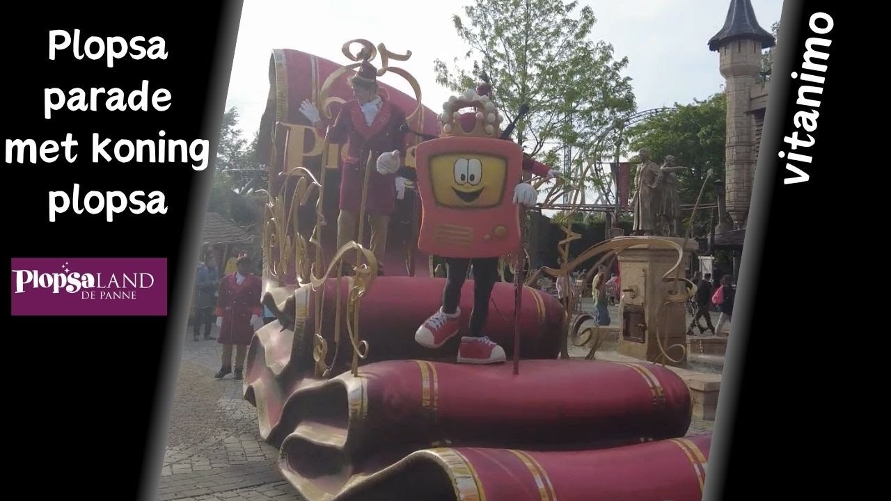 plopsa parade met koning plopsa @ plopsaland
