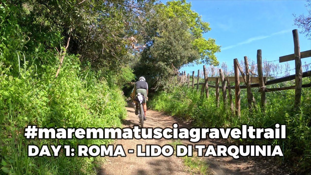 Maremma Tuscia Gravel Trail. Day 1: Roma - Lido di Tarquinia
