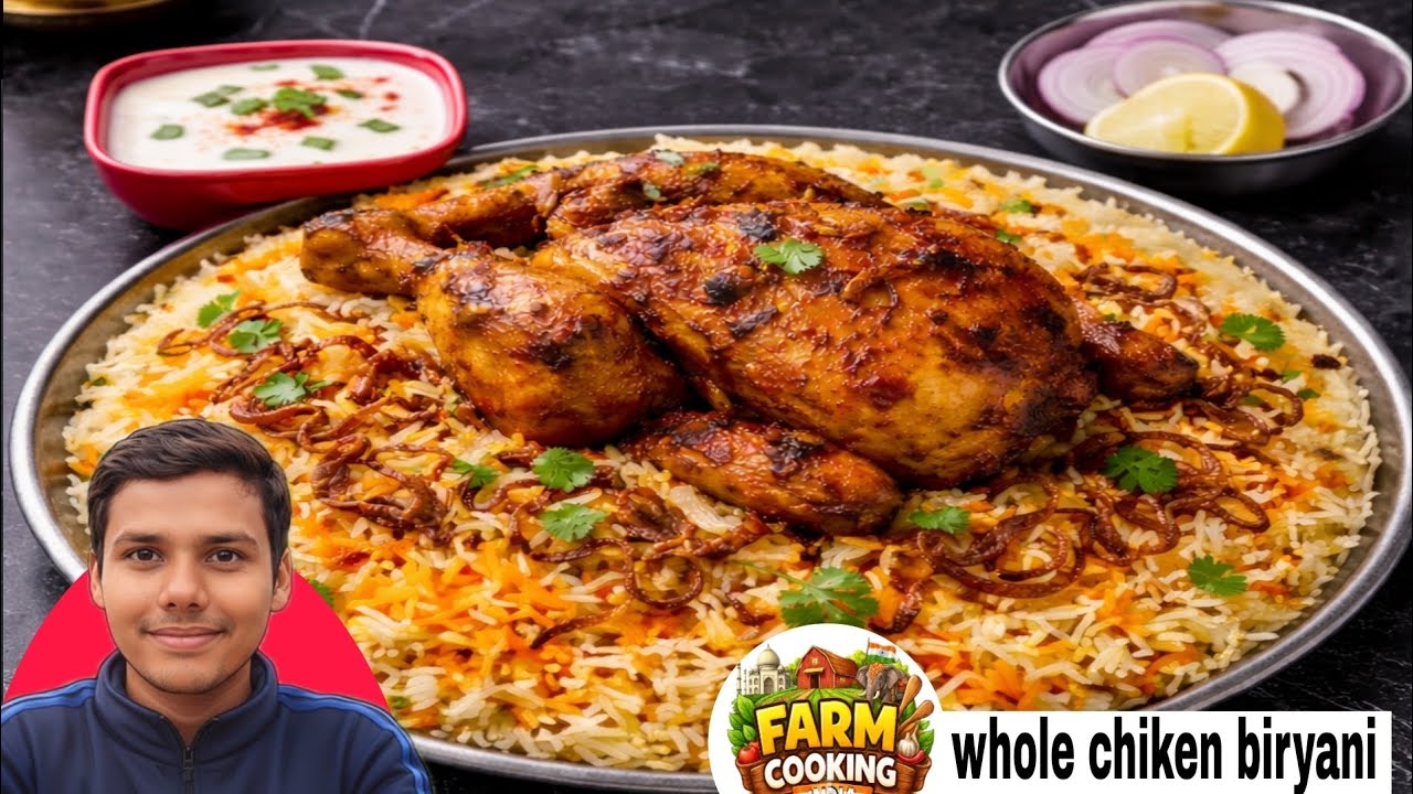 1 Kg Full Chicken Biryani | गांव में देशी तरीके से तैयार मुर्ग मुसल्लम | 