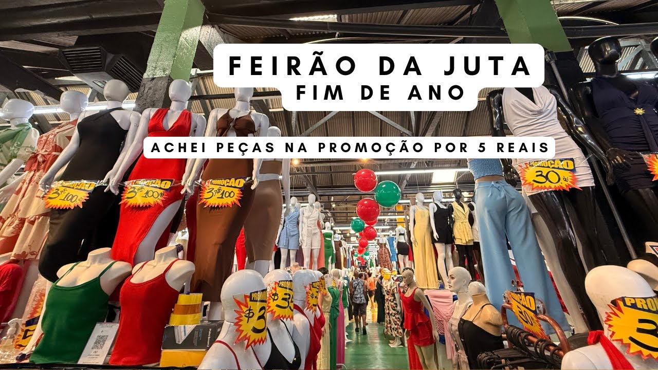 FEIRÃO DA JUTA | FIM DE ANO LOTADO DE ROUPA BARATA 🛍️ | BRÁS HOJE