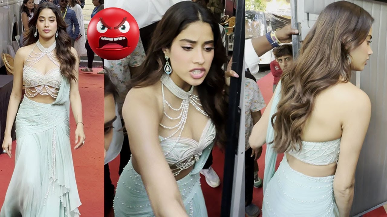Janhvi Kapoor Got Angry On Media & Walk Off In Her Vanity @ Kapil Sharma Show Set