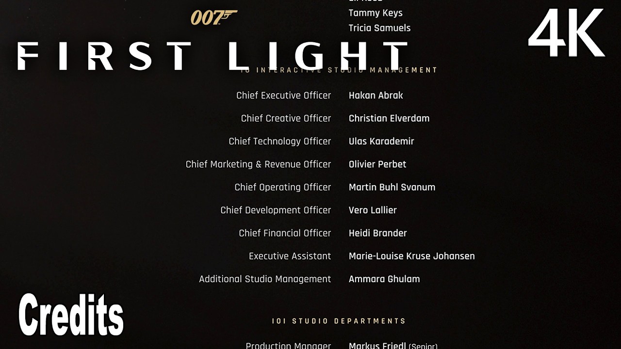 007 First Light Credits 4K