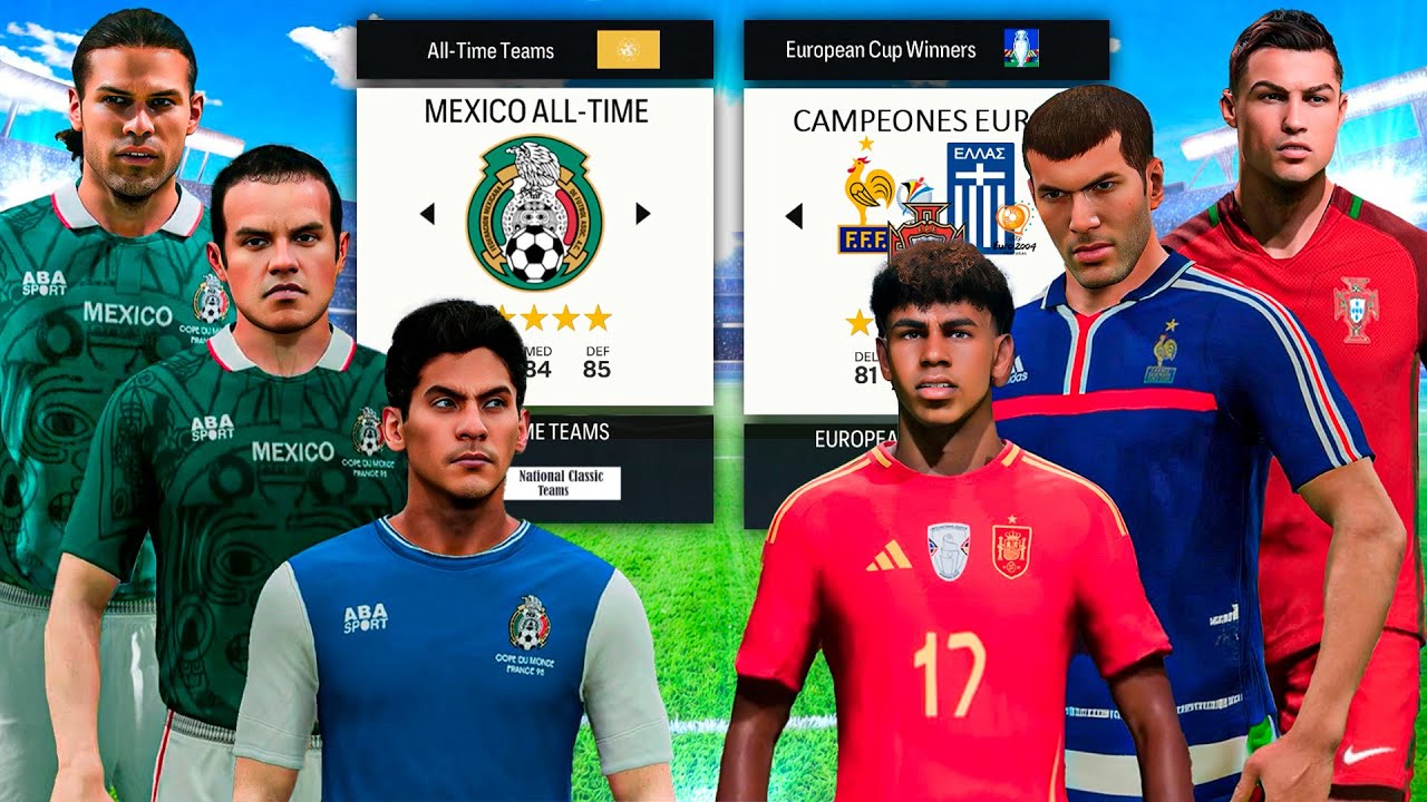 ENFRENTÉ AL MEJOR MÉXICO DE TODOS LOS TIEMPOS CONTRA EL CAMPEÓN DE CADA EURO DE LA HISTORIA