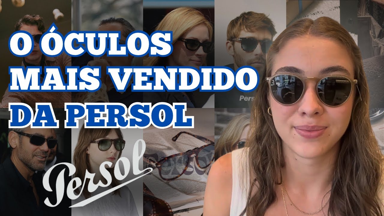 ÓCULOS MAIS VENDIDO DA PERSOL (PERSOL 3286-S) - Bela Bim