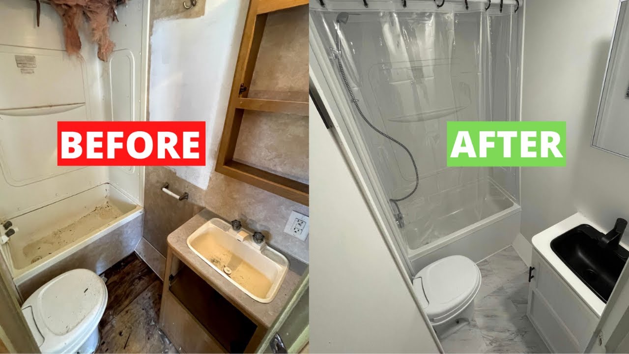 RV RENOVATION BEFORE & AFTER TRAVEL NURSE EDITION