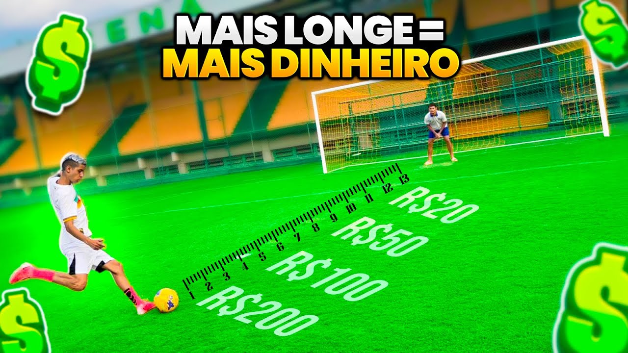 QUANTO MAIS BONITO FOR O GOL, MAIS DINHEIRO VALE!