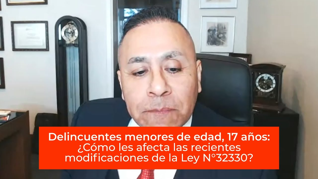 Responsabilidad penal del adolescente en la Ley N°32330