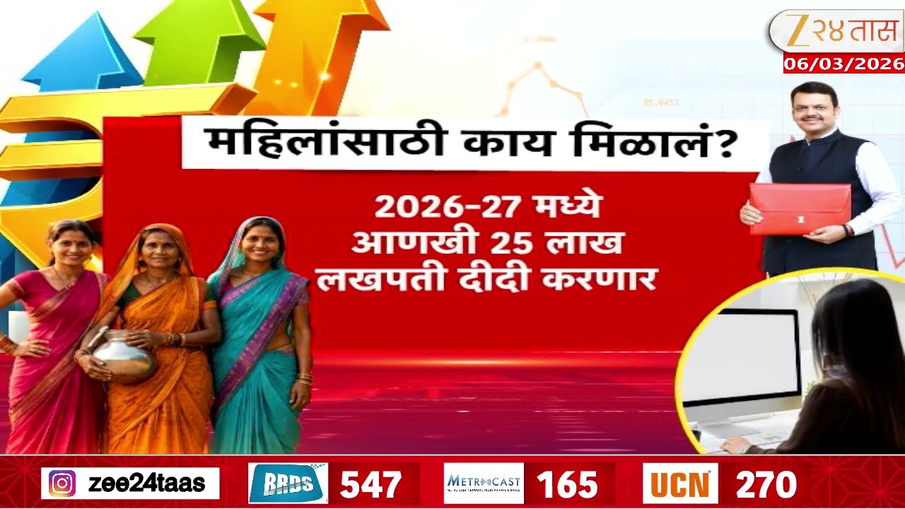 Maharashtra Budget On Women | लाडक्या बहिणींना देवाभाऊंची ओवाळणी