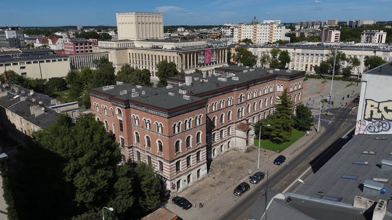 ŁÓDŹ Z LOTU PTAKA 🦅 Collegium Anatomicum