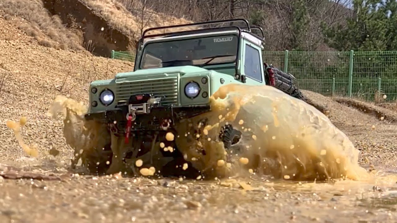 1/10 Scale RC : RC4WD Gelande II Defender(D90) Off-road Driving #8.