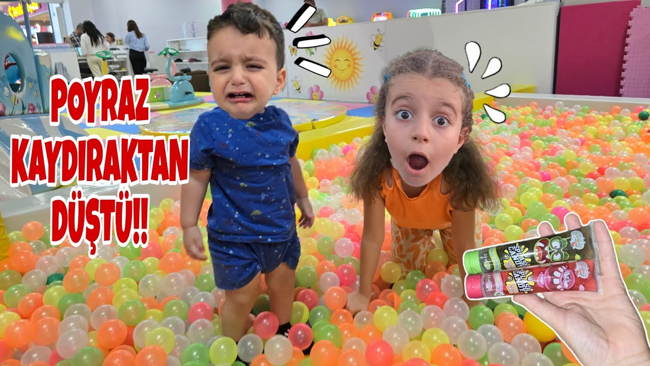 POYRAZ ELİF EĞLENCE MERKEZİNDE D&Uuml;ŞT&Uuml; &Ccedil;OK AĞLADI!!|دي دي ميدو - لولو | قناة وناسة