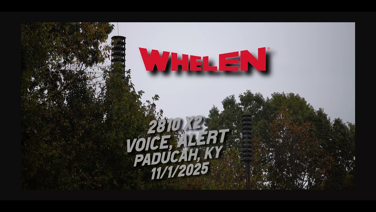 Whelen 2810 x2 - Voice and Alert - Paducah, Ky