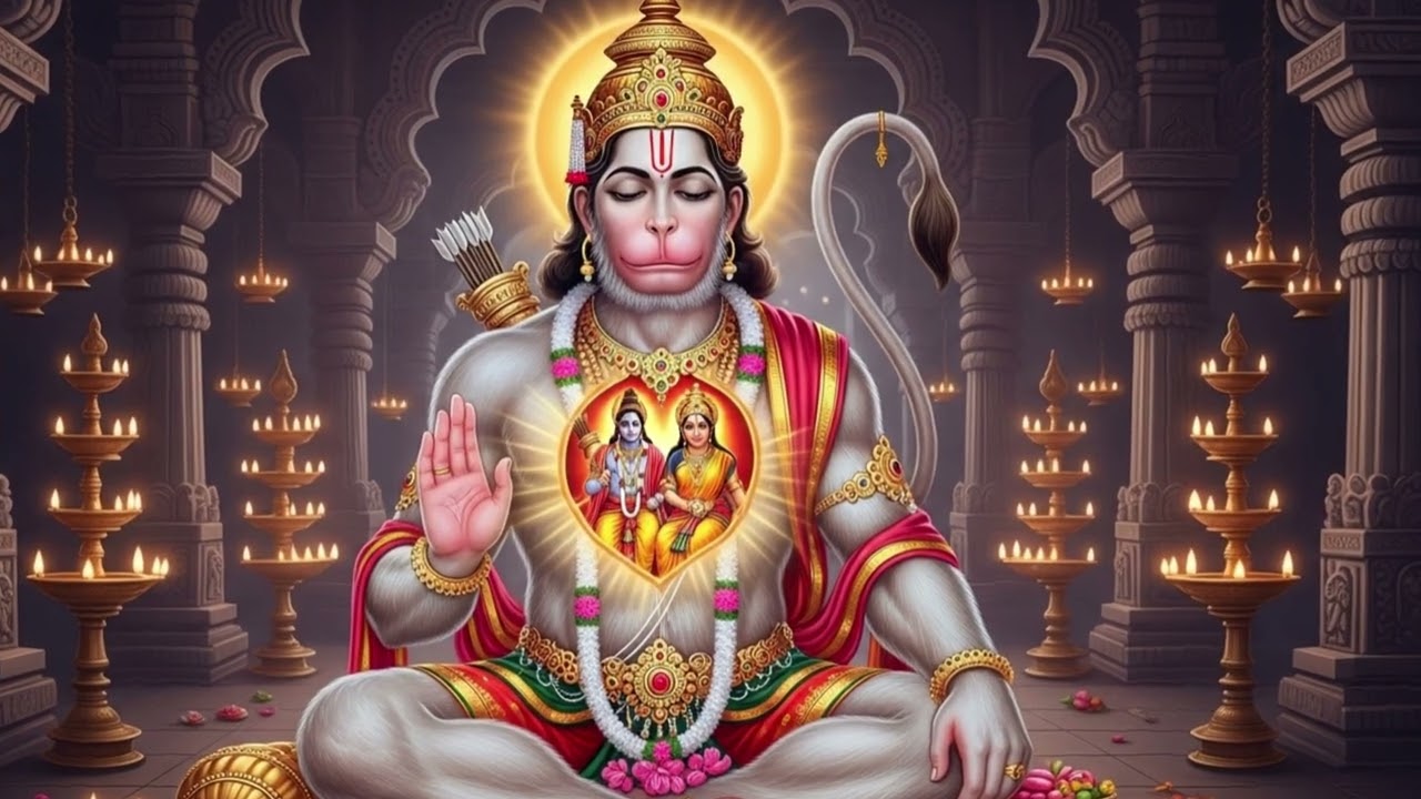 Anjaneya Ashtakam Hanuman jayanti  Devotional  special Sanskrit Song 
