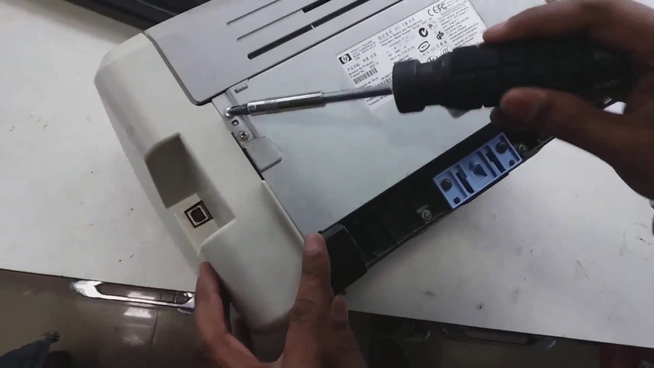 how to remove jam paper hp laserjet 1020