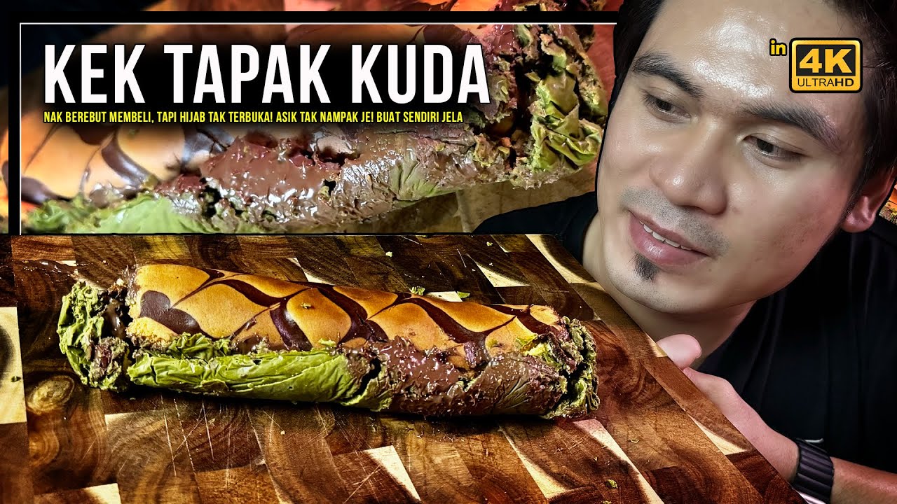 KEK TAPAK KUDA NUTELLA MATCHA CRUNCHY sedap dok ohh!