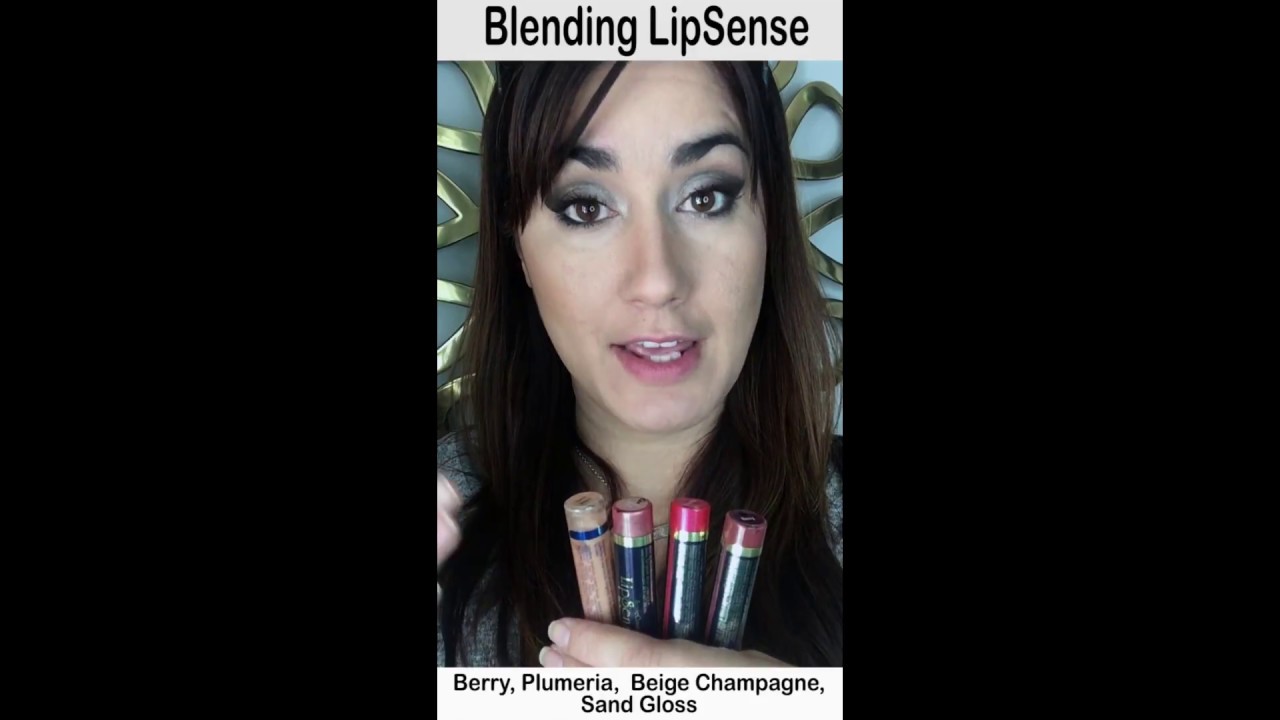 English and Spanish application and blending of LipSense  Long Lasting Lip Color! Espanol