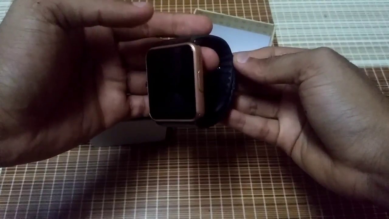 GT08 SMART Watch Phone For Android IOS Bluetooth Camera SIM Card Memory Slot Unboxing & Review
