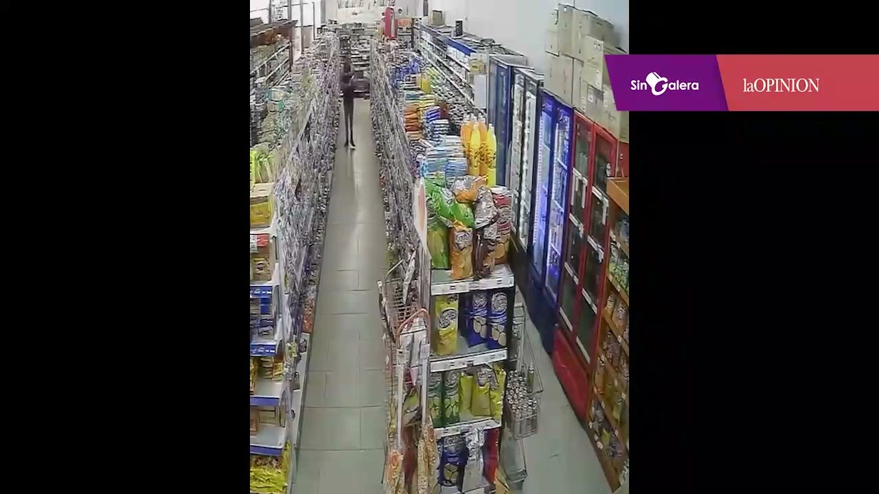 Robó en un supermercado y quedó registrado en las cámaras